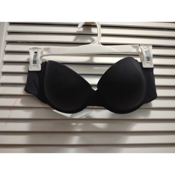CANDIE'S Size 36B Nylon Spandex Black multiway Wired Push Up Padding Bra - Picture 1 of 11